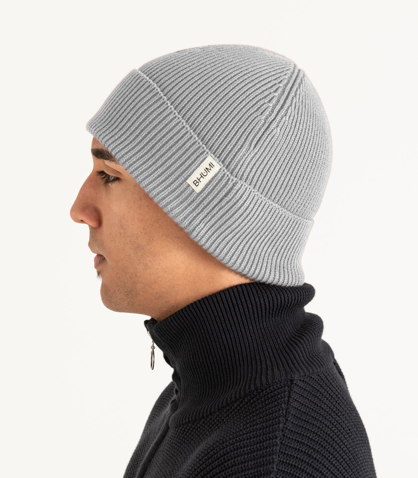 Bhumi Organic Cotton - Knit Beanie - Light Grey