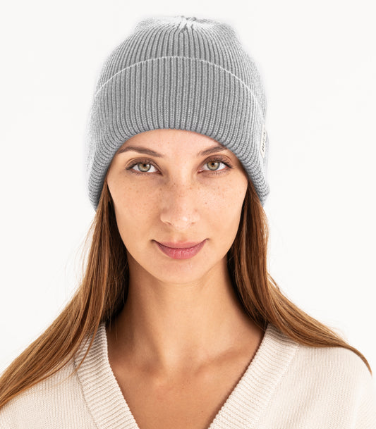 Bhumi Organic Cotton - Knit Beanie - Light Grey