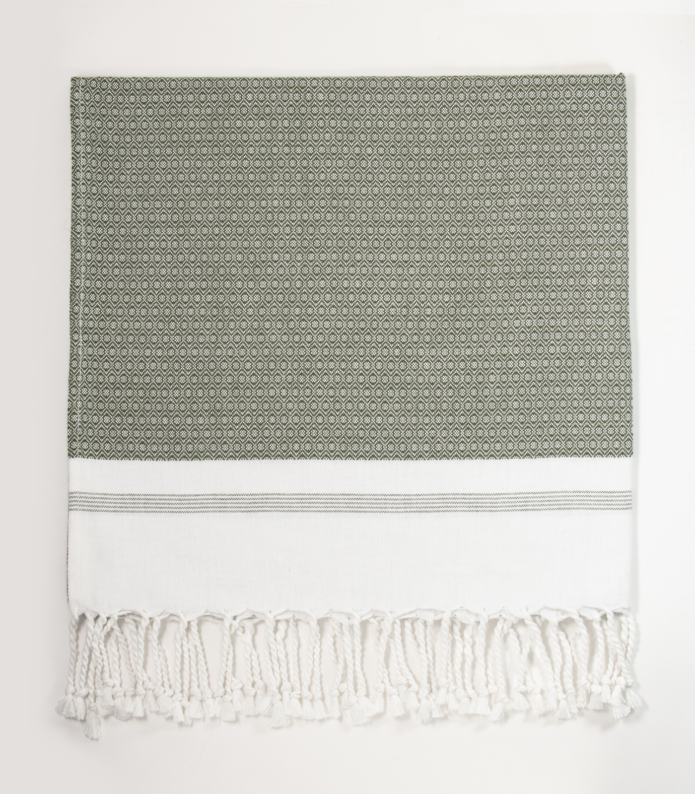 Bhumi Organic Cotton - Khadi Bath Sheet - Bronze Green
