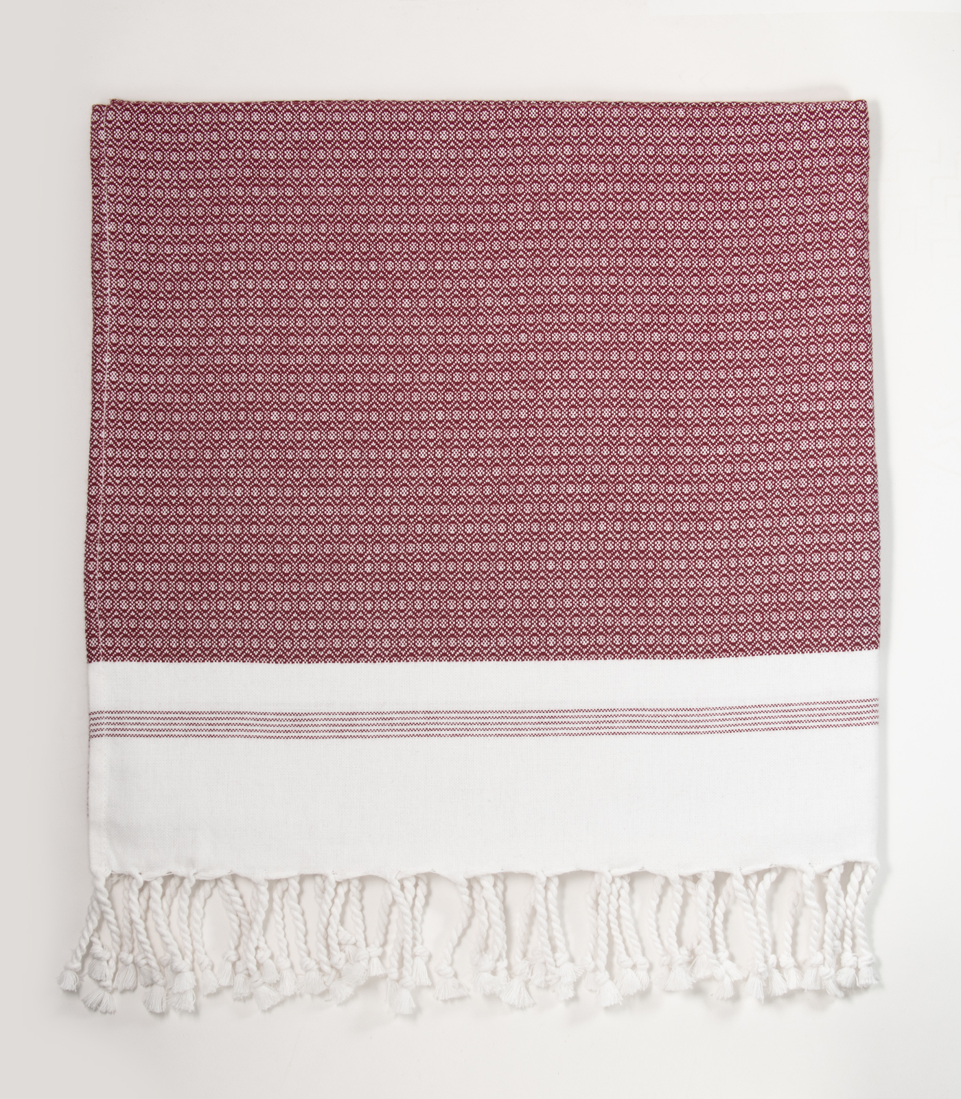 Bhumi Organic Cotton - Khadi Bath Sheet - Cabernet