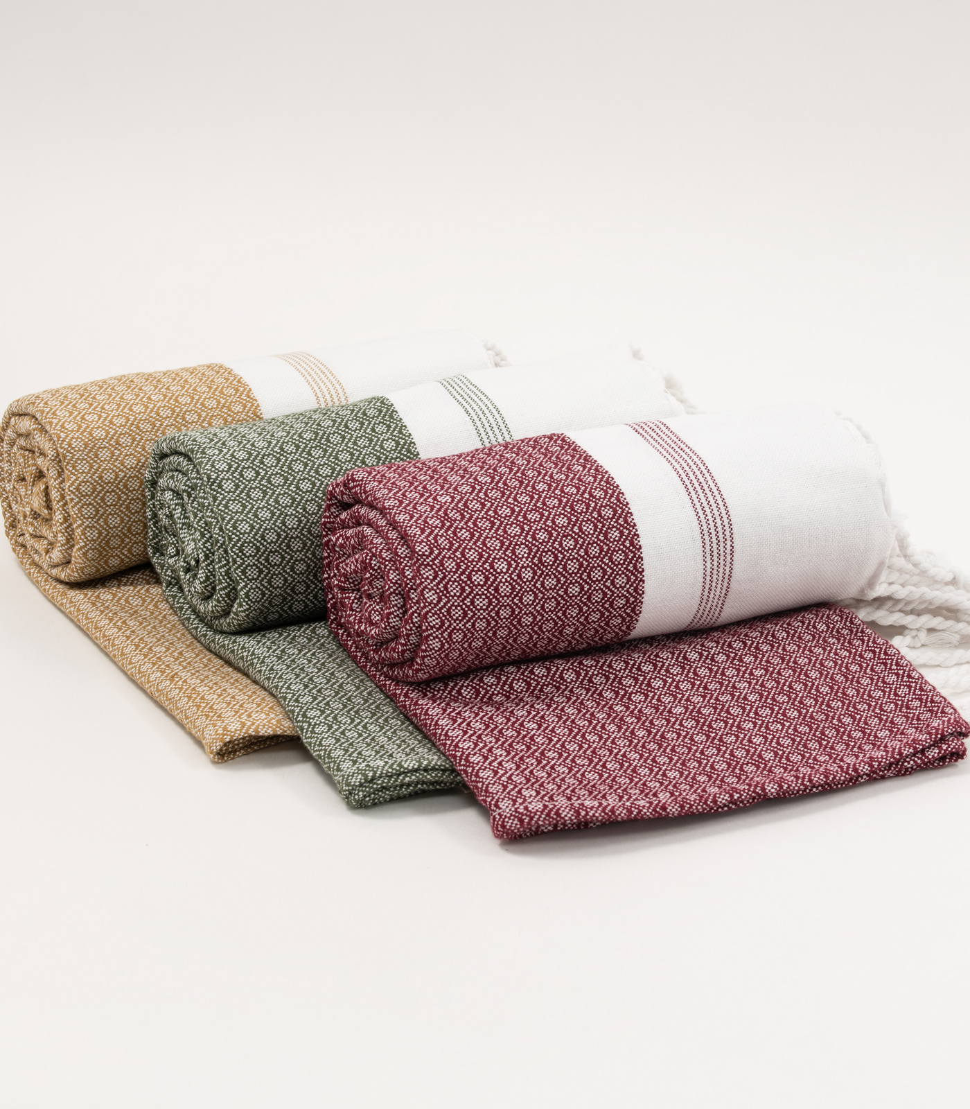 Bhumi Organic Cotton - Khadi Bath Sheet - Bronze Green