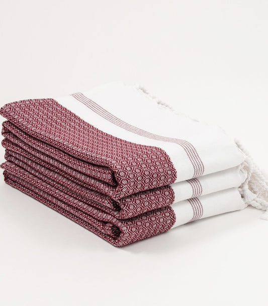 Bhumi Organic Cotton - Khadi Bath Towel - Cabernet