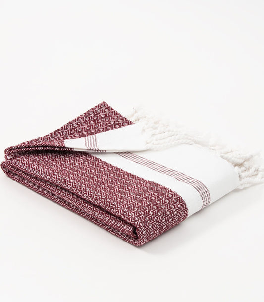Bhumi Organic Cotton - Khadi Bath Towel - Cabernet