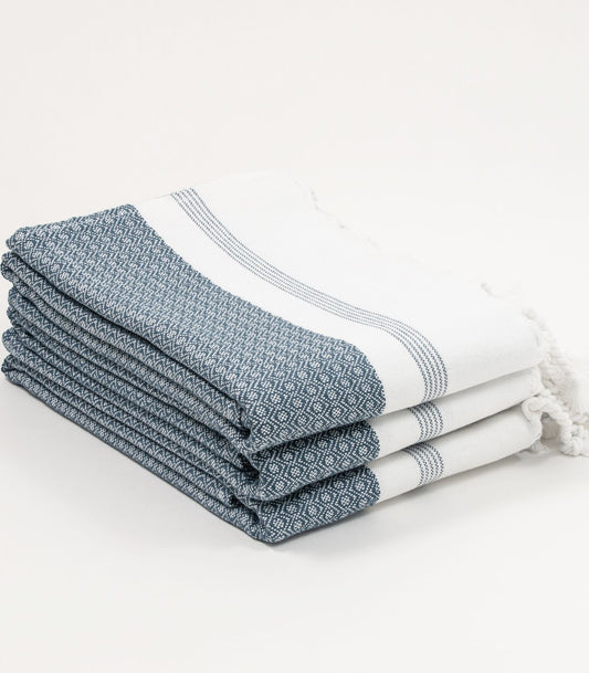 Bhumi Organic Cotton - Khadi Bath Towel - Indian Teal
