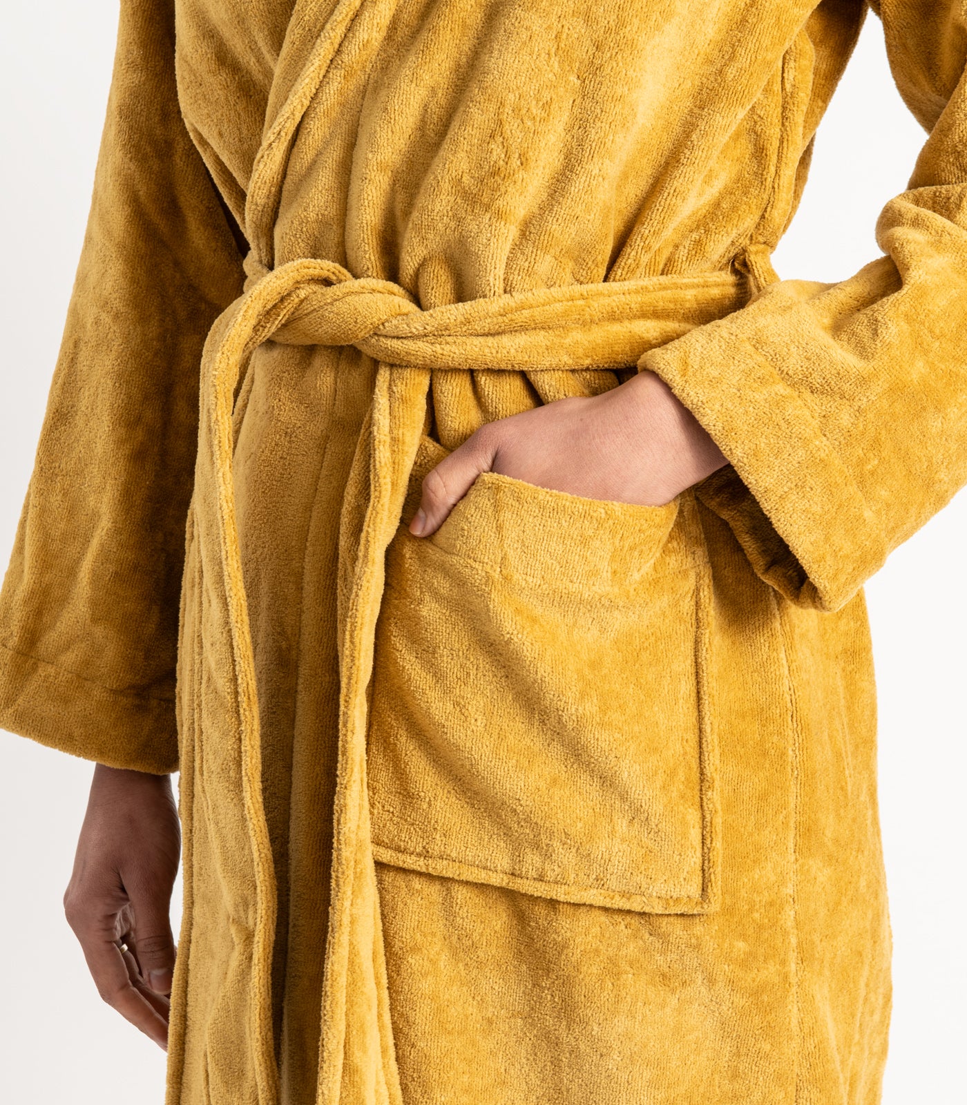 Organic Cotton Spa Robe Unisex Bhumi Fairtrade Organic Cotton Towels Bhumi Organic Cotton AU