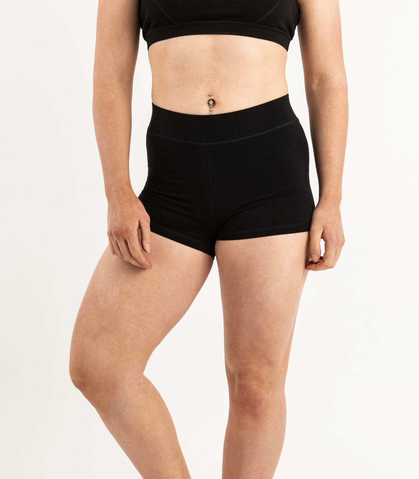 Bike Short Shorties - Black