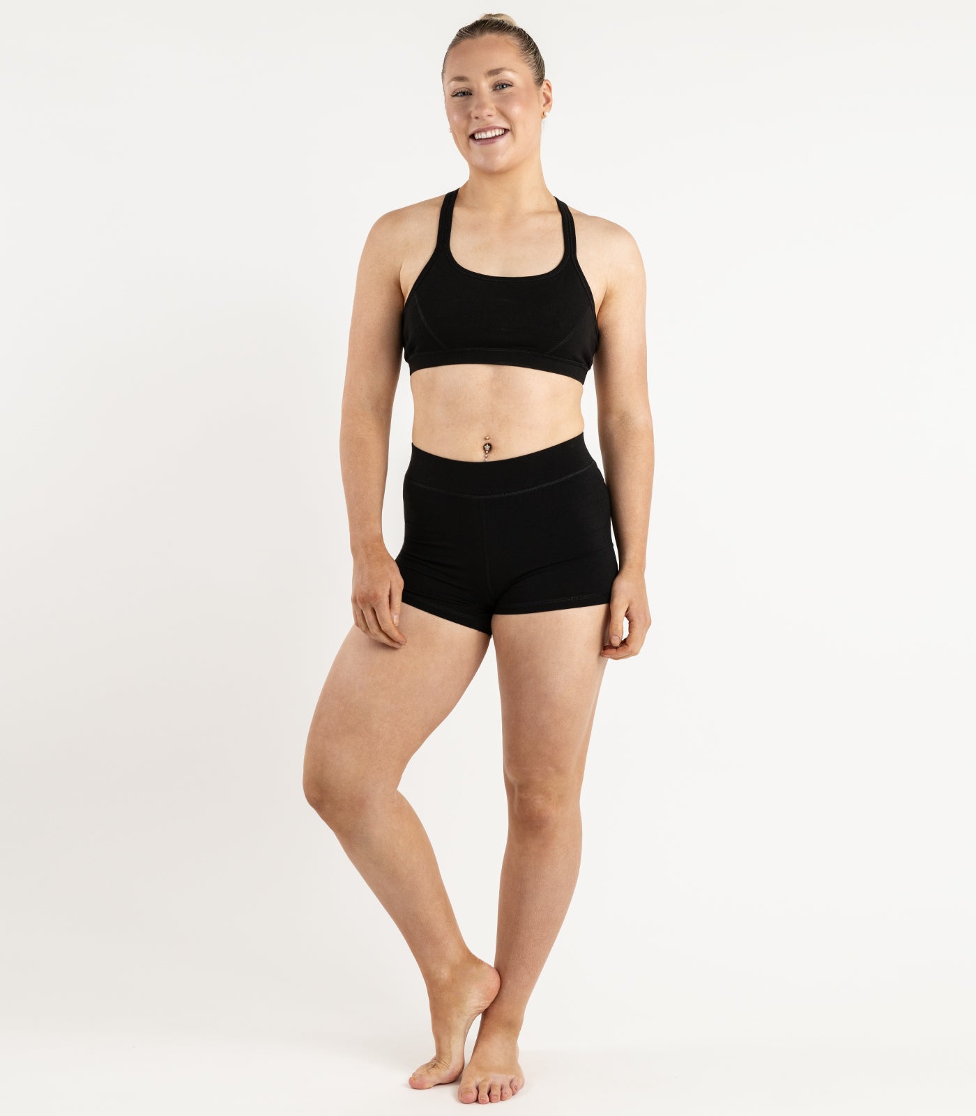 Bike Short Shorties - Black