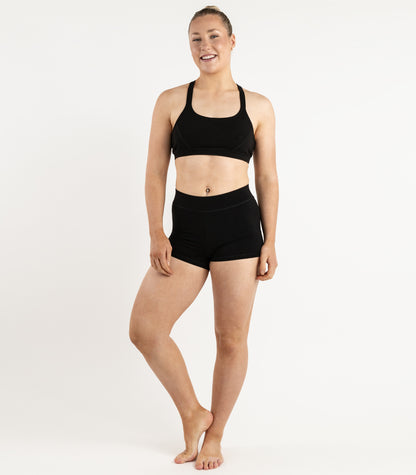 Bike Short Shorties - Black