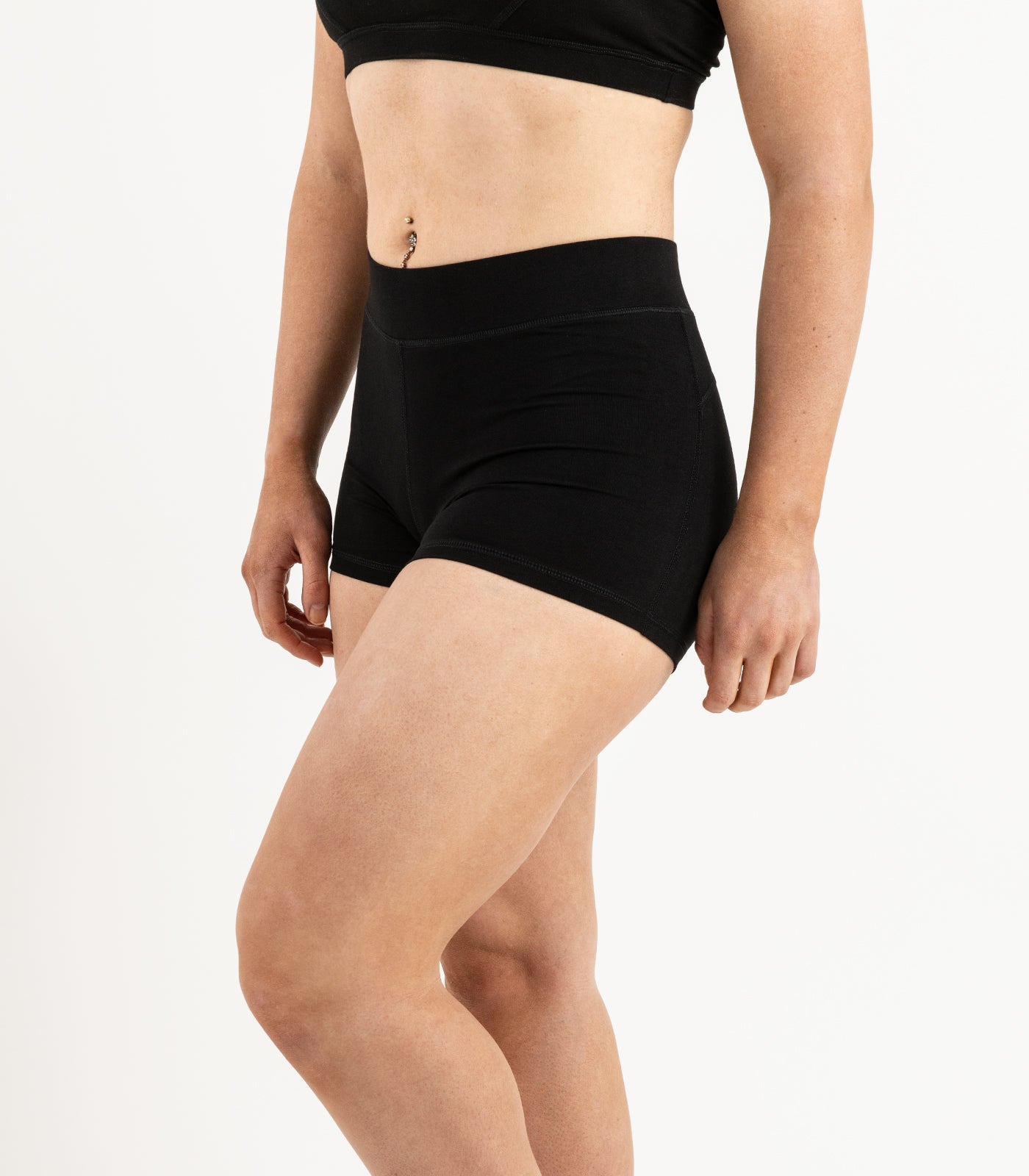 Bike Short Shorties - Black