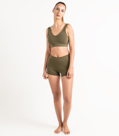 Bike Short Shorties - Dark Olive