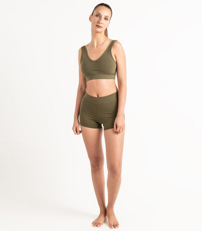 Bike Short Shorties - Dark Olive