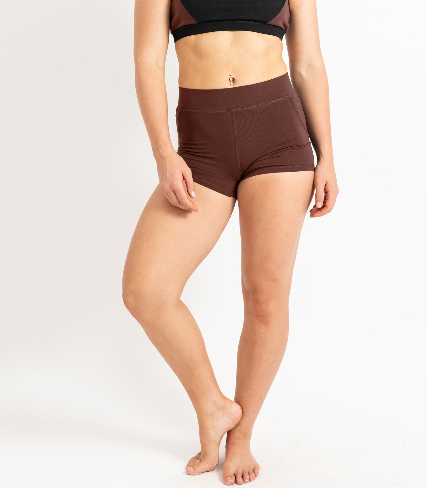 Pocket Bike Short Shorties - Espresso