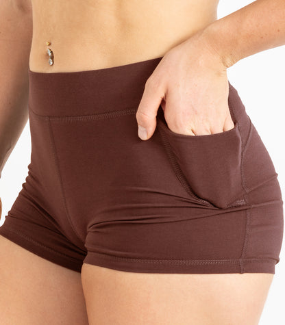 Pocket Bike Short Shorties - Espresso