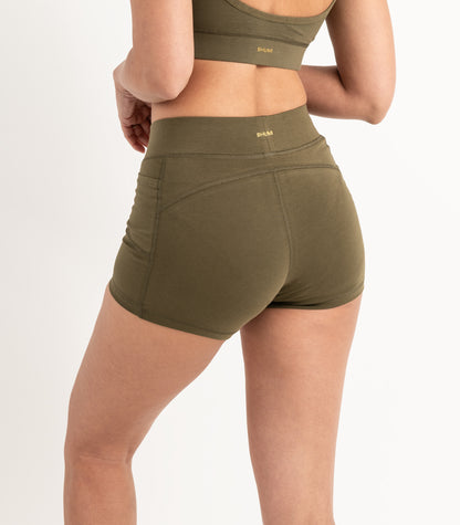 Pocket Bike Short Shorties - Dark Olive