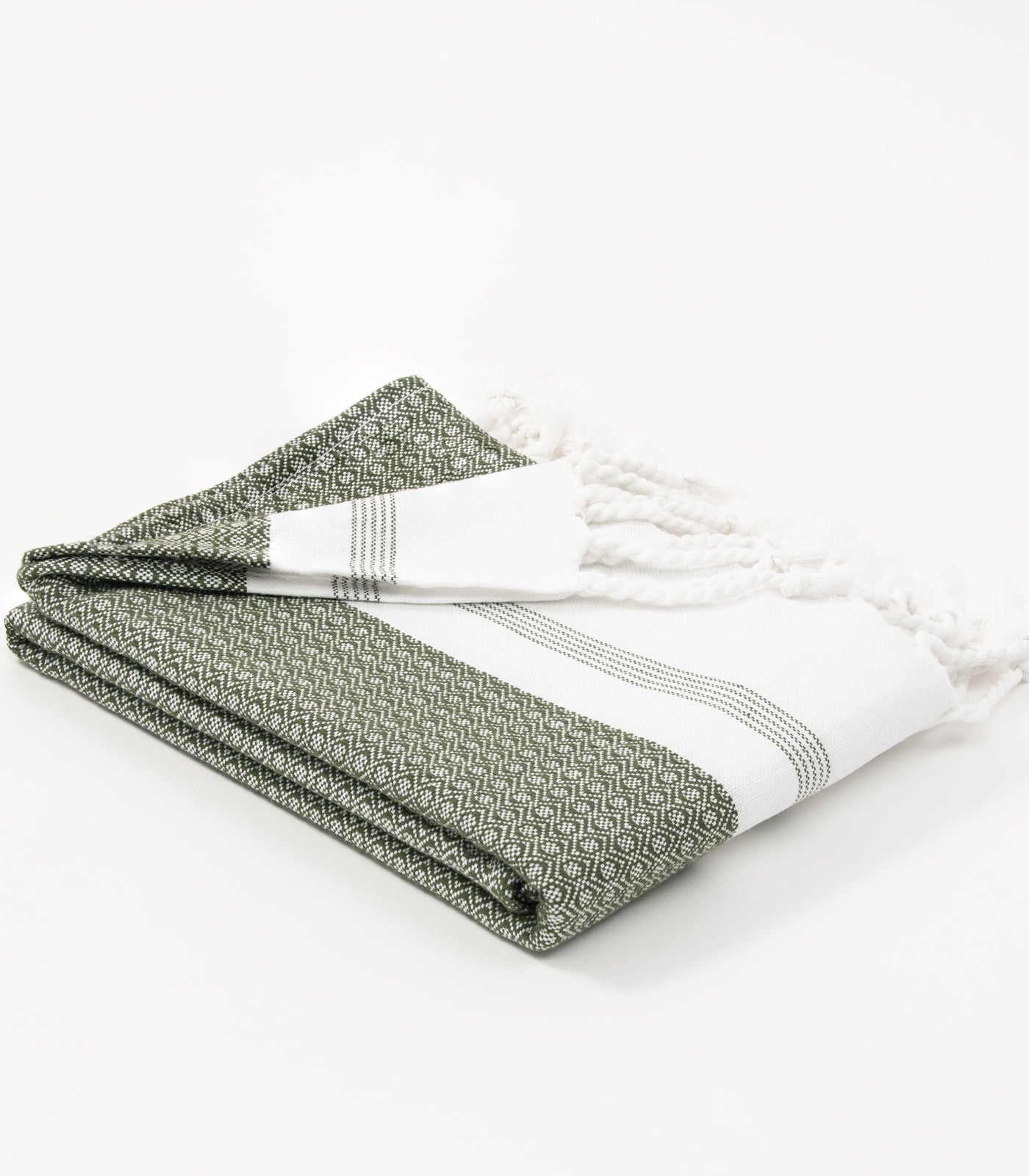 Bhumi Organic Cotton - Khadi Bath Sheet - Bronze Green