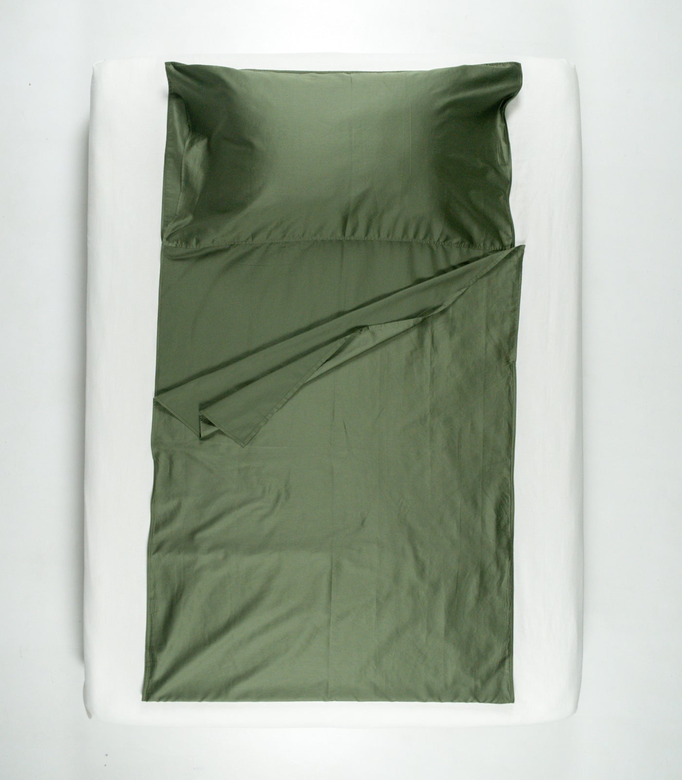 Bhumi Organic Cotton - Travel Sleep Sack - Bronze Green