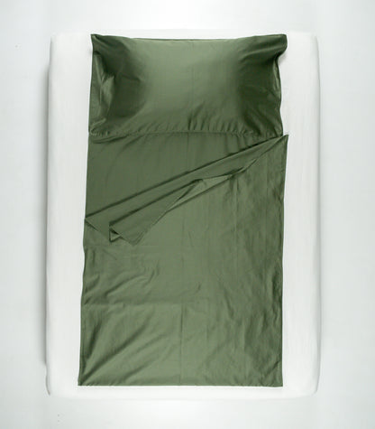 Bhumi Organic Cotton - Travel Sleep Sack - Bronze Green