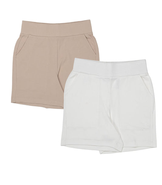 Ribbed Shorts - 2 Pack