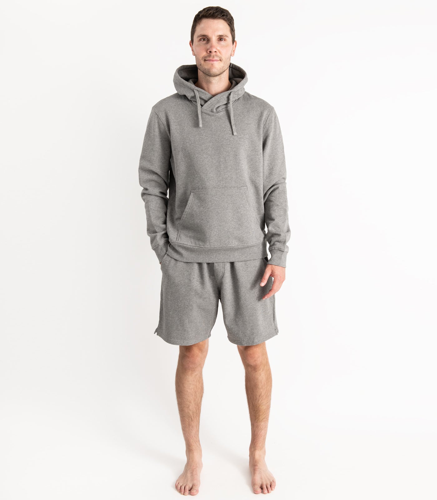 Bhumi Organic Cotton - Men's Hoodie - New Arrival - Graphite Melange