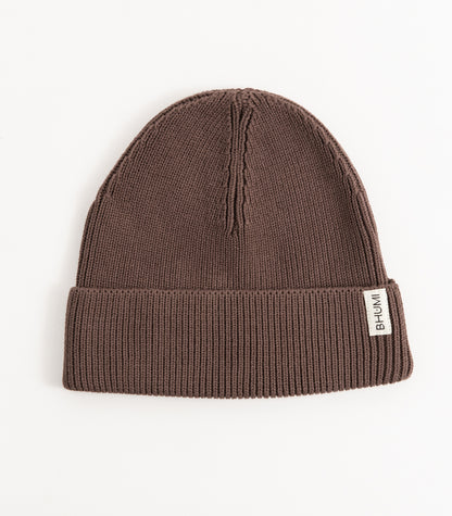 Bhumi Organic Cotton - Knit Beanie - Chocolate