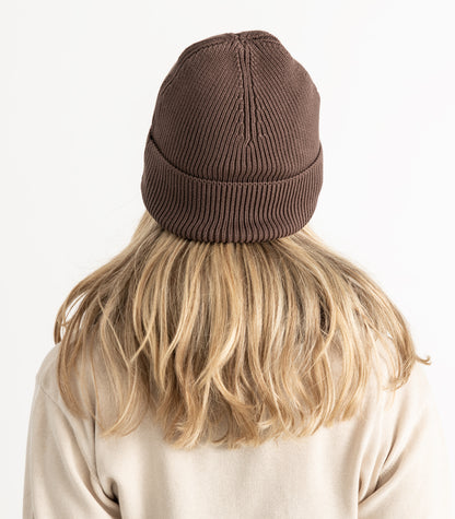 Bhumi Organic Cotton - Knit Beanie - Chocolate