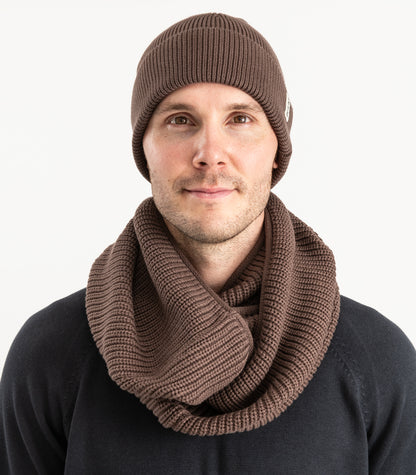 Bhumi Organic Cotton - Knit Beanie - Chocolate