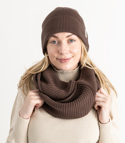 Bhumi Organic Cotton - Knit Beanie - Chocolate