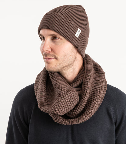 Bhumi Organic Cotton - Knit Beanie - Chocolate