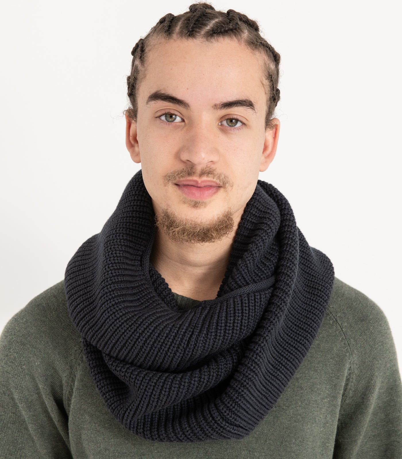 Bhumi Organic Cotton - Infinity Knit Scarf (3 pack) - Preorder - Charcoal
