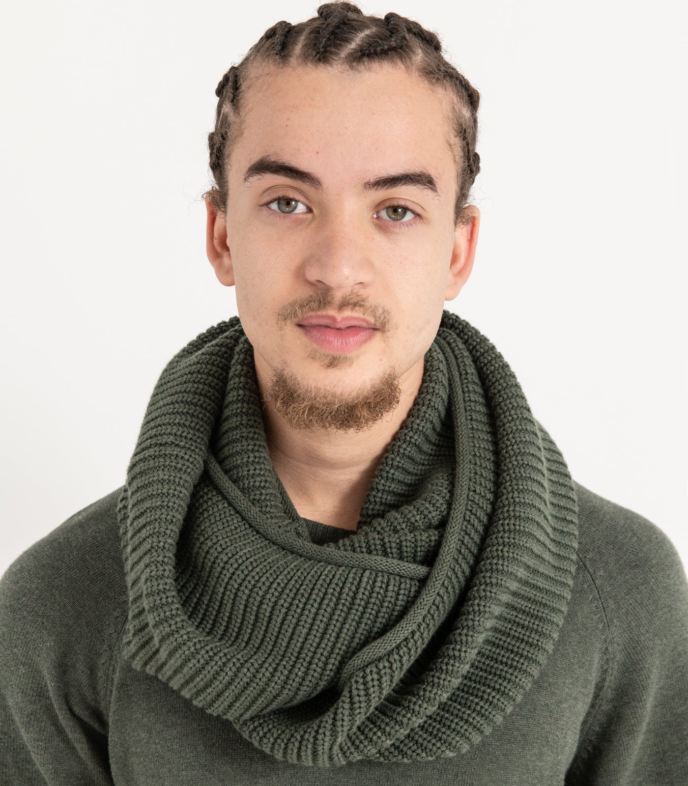 Bhumi Organic Cotton - Infinity Knit Scarf (3 pack) - Preorder - Olive