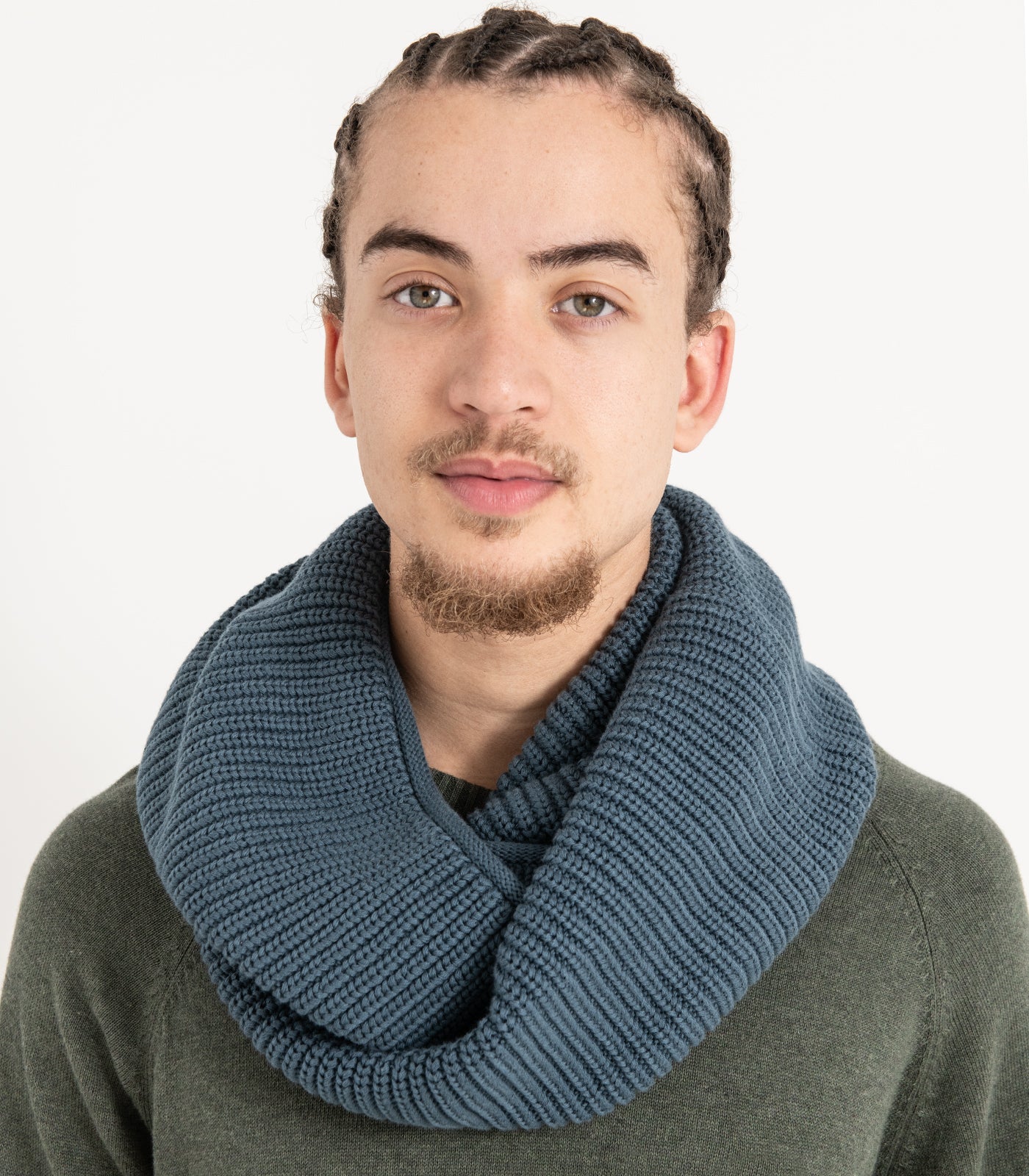 Bhumi Organic Cotton - Infinity Knit Scarf (3 pack) - Preorder - Orion Blue