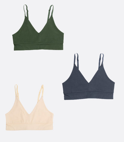 Bhumi Organic Cotton - Classic T-Shirt Bra  (3 Pack)