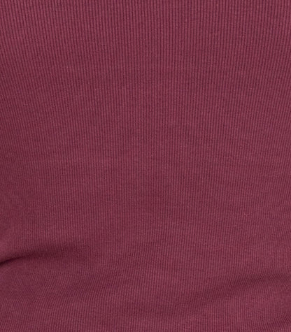 Ribbed Racer Back - Maroon