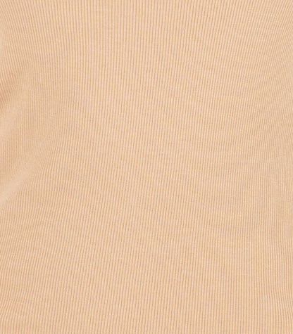Ribbed Wide Leg Lounge Pant - Tan