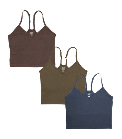 Cropped Bra Top (3 Pack) - Last Chance