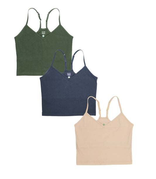 Cropped Bra Top (3 Pack) - Last Chance