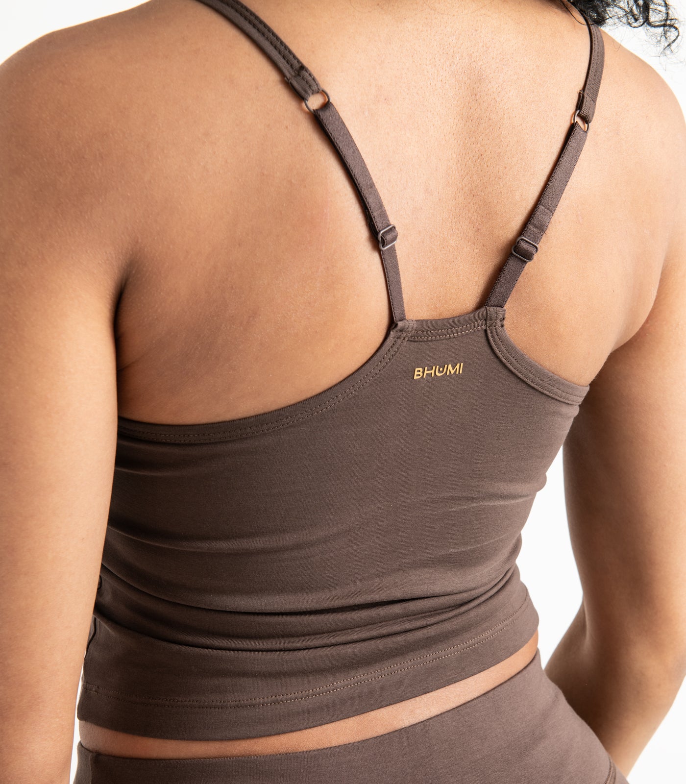 Cropped Bra Top - Chocolate Martini