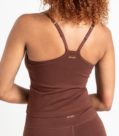 Cropped Bra Top - Espresso