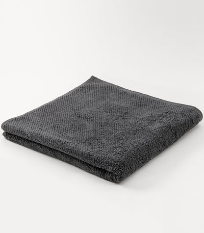 Bhumi Organic Cotton - Twill Bath Towel - Dark Grey