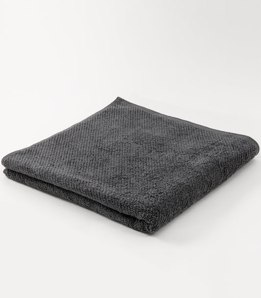 Bhumi Organic Cotton - Twill Bath Towel - Dark Grey