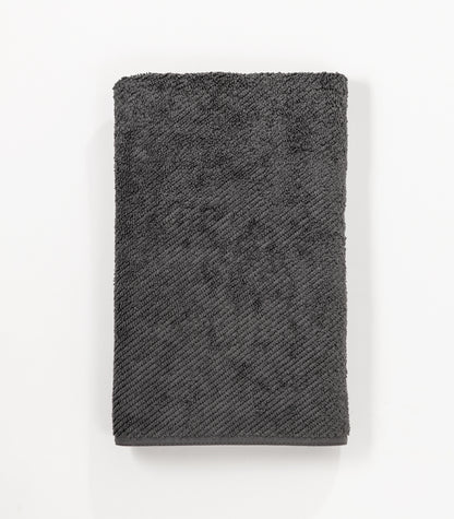 Bhumi Organic Cotton - Twill Bath Towel - Dark Grey