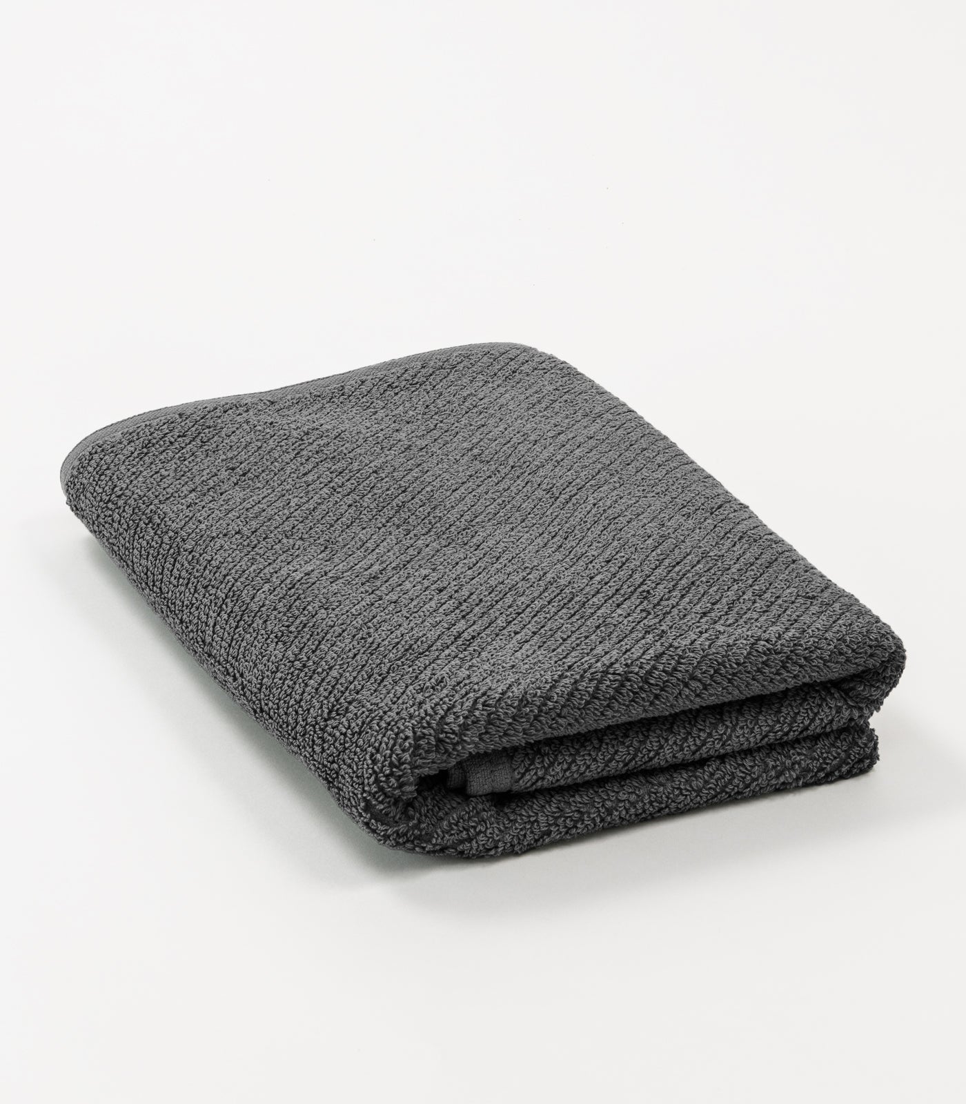 Twill Fitness Towel - Dark Grey