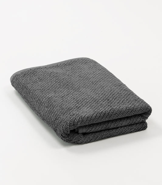 Twill Fitness Towel - Dark Grey