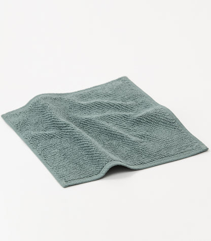 Bhumi Organic Cotton - Twill Wash Cloth - Aqua