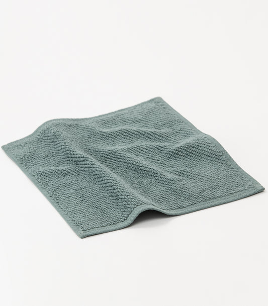 Bhumi Organic Cotton - Twill Wash Cloth - Aqua