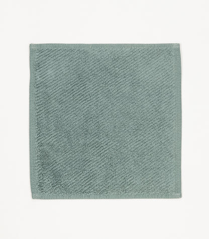 Bhumi Organic Cotton - Twill Wash Cloth - Aqua