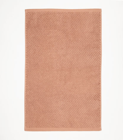 Bhumi Organic Cotton - Twill Bath Mat - Coral