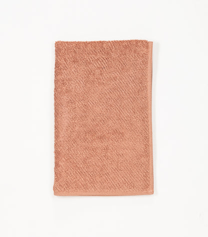Bhumi Organic Cotton - Twill Hand Towel - Coral