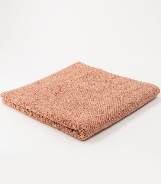 Bhumi Organic Cotton - Twill Bath Towel - Coral