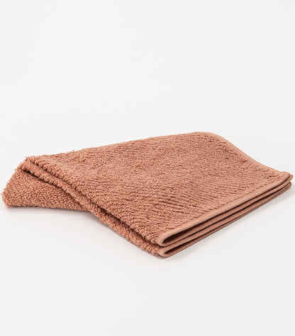 Bhumi Organic Cotton - Twill Hand Towel - Coral